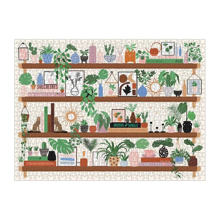 Galison 66541 - Plant Shelfie - 1000 db-os puzzle