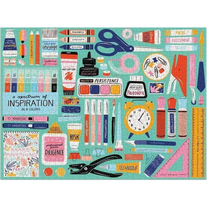 Galison 75048 - Tools for Creative Success - 1000 db-os puzzle