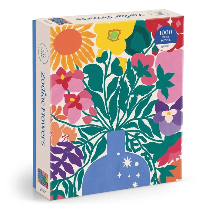 Galison 81575 - Zodiac Flowers - 1000 db-os puzzle