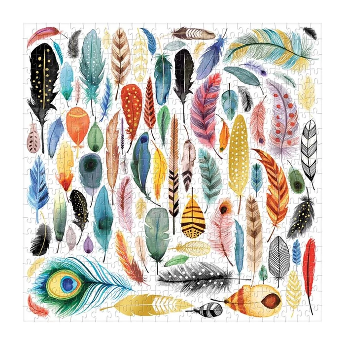 Galison 57822 - Feathers - 500 db-os Fóliás puzzle