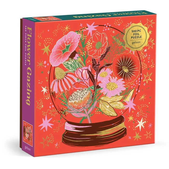 Galison 82831 - Flower Gazing - 500 db-os Fóliás puzzle