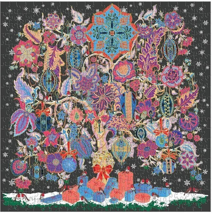Galison 76847 - Liberty Christmas Tree of Life - 500 db-os Fóliás puzzle