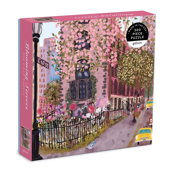 Galison 69306 - Blooming Streets - 500 db-os puzzle