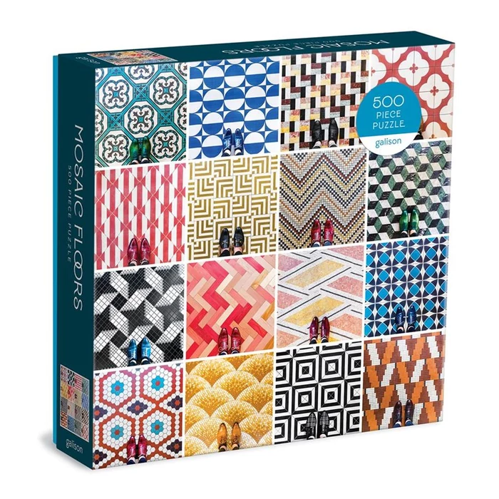 Galison 69368 - Mosaic Floors - 500 db-os puzzle