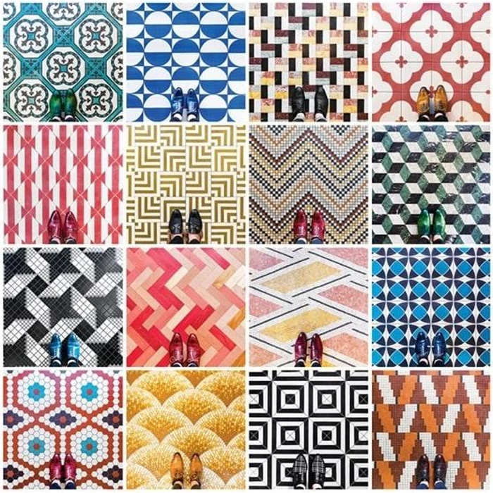 Galison 69368 - Mosaic Floors - 500 db-os puzzle