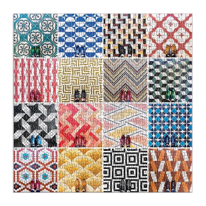 Galison 69368 - Mosaic Floors - 500 db-os puzzle