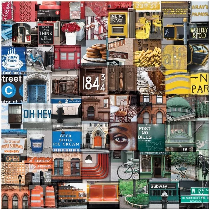 Galison 55316 - New York in Color - 500 db-os puzzle