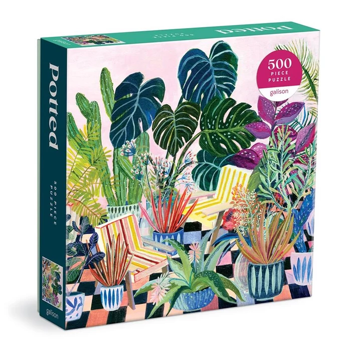 Galison 71484 - Potted - 500 db-os puzzle