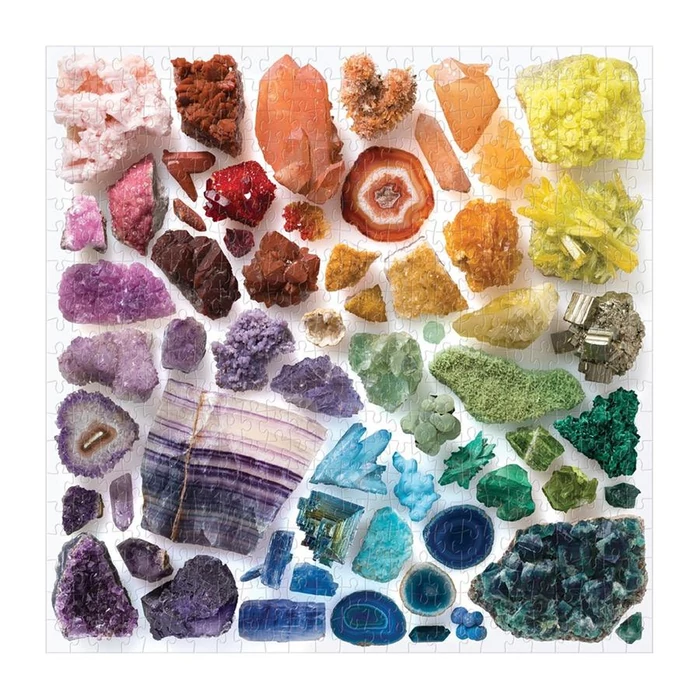 Galison 62710 - Rainbow Crystals - 500 db-os puzzle