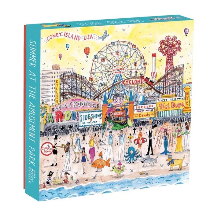 Galison 43269 - Summer at the Amusement Park