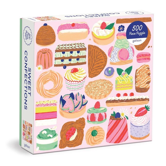 Galison 77899 - Sweet Confections - 500 db-os puzzle