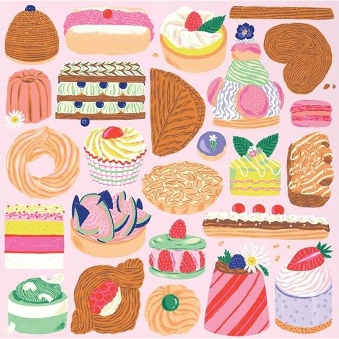 Galison 77899 - Sweet Confections - 500 db-os puzzle