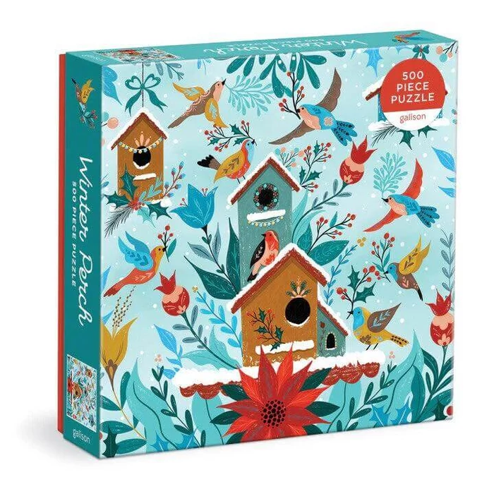 Galison 76045 - Winter Perch - 500 db-os puzzle