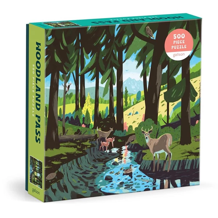 Galison 82565 - Woodland Pass - 500 db-os puzzle