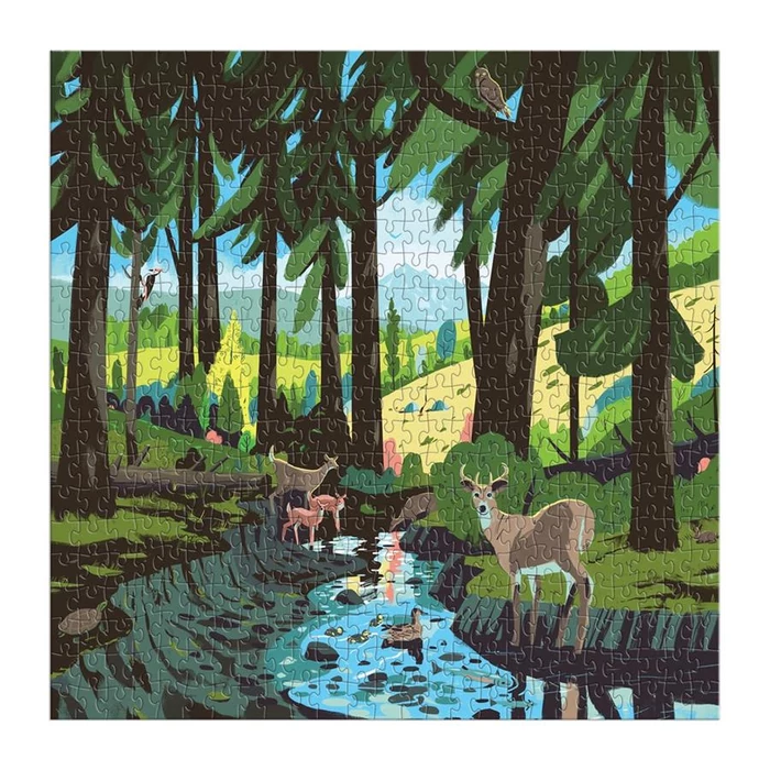 Galison 82565 - Woodland Pass - 500 db-os puzzle