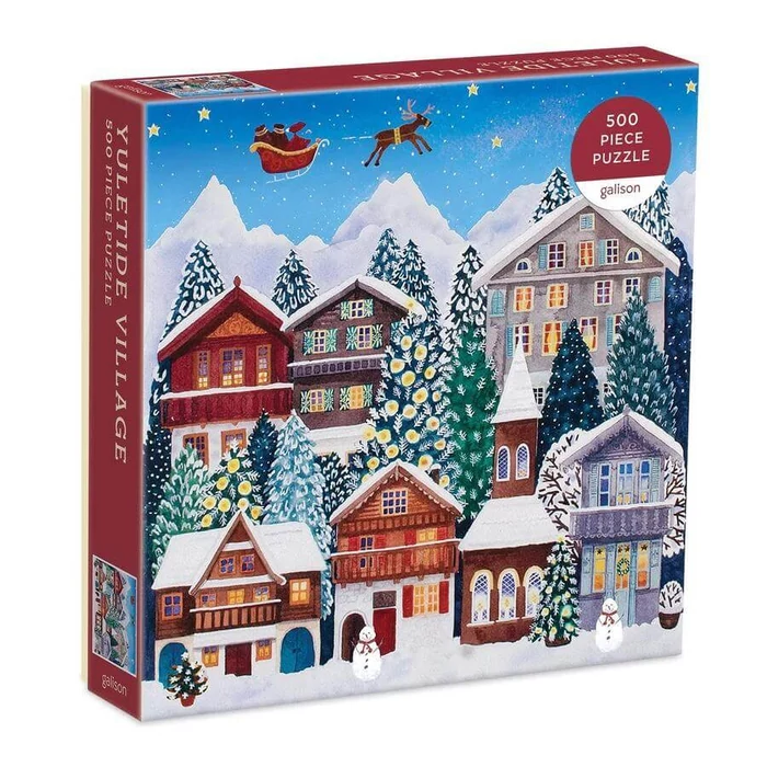 Galison 66732 - Yuletide Village - 500 db-os puzzle
