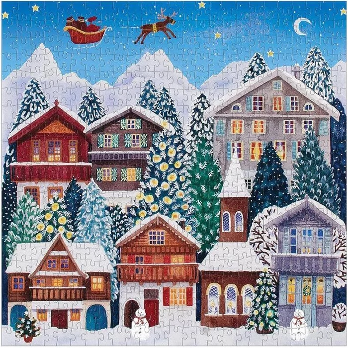 Galison 66732 - Yuletide Village - 500 db-os puzzle
