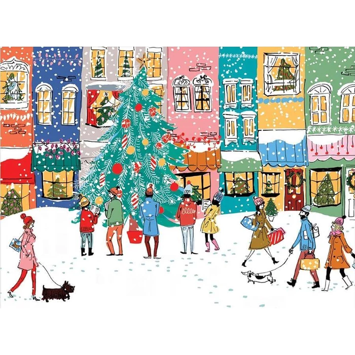 Galison 56856 - Christmas Carolers - 1000 db-os puzzle