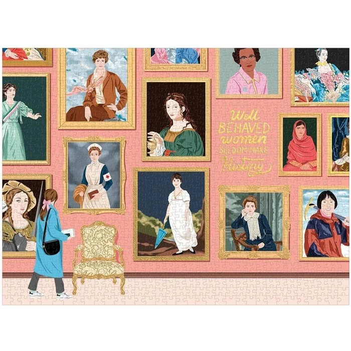 Galison 65414 - Herstory Museum - 1000 db-os Fóliás puzzle