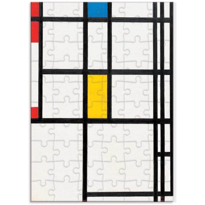 Galison 67173 - MoMA Mondrian - 60 db-os Képeslap puzzle