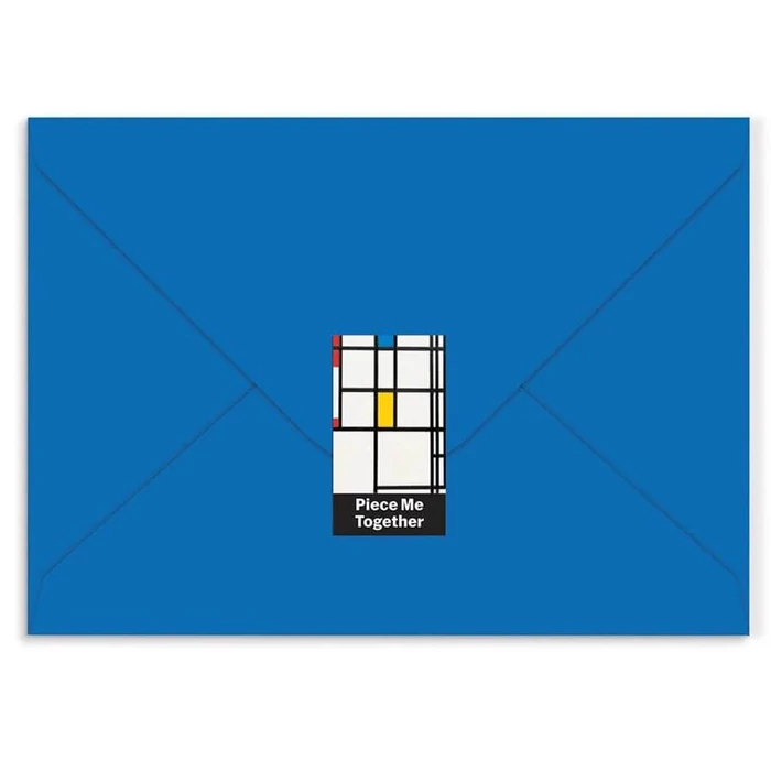 Galison 67173 - MoMA Mondrian - 60 db-os Képeslap puzzle