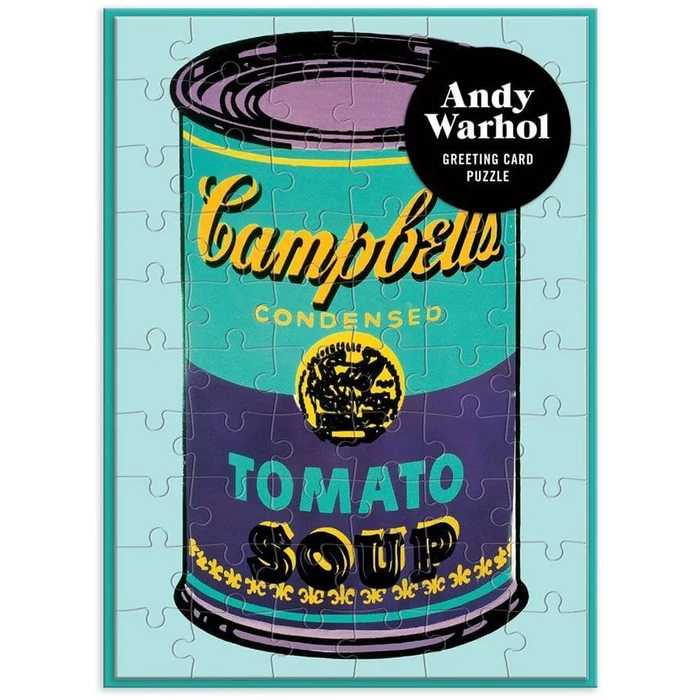 Galison 67203 - Soup Can, Andy Warhol - 60 db-os Képeslap puzzle