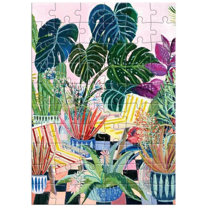 Galison 78988 - Potted - 60 db-os Képeslap puzzle