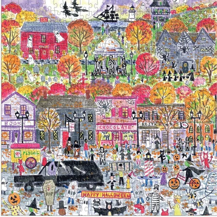 Galison 82220 - Halloween Parade, Michael Storrings - 500 db-os puzzle