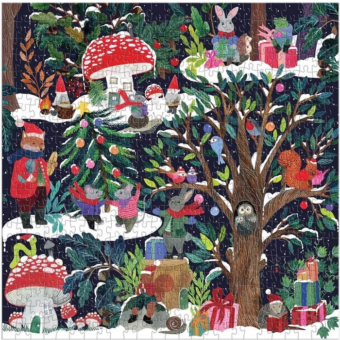 Galison 83425 - Yuletide Forest - 500 db-os puzzle