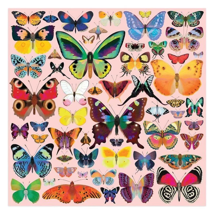 Galison 85252 - Mudpuppy - Brilliant Butterflies - 500 db-os puzzle