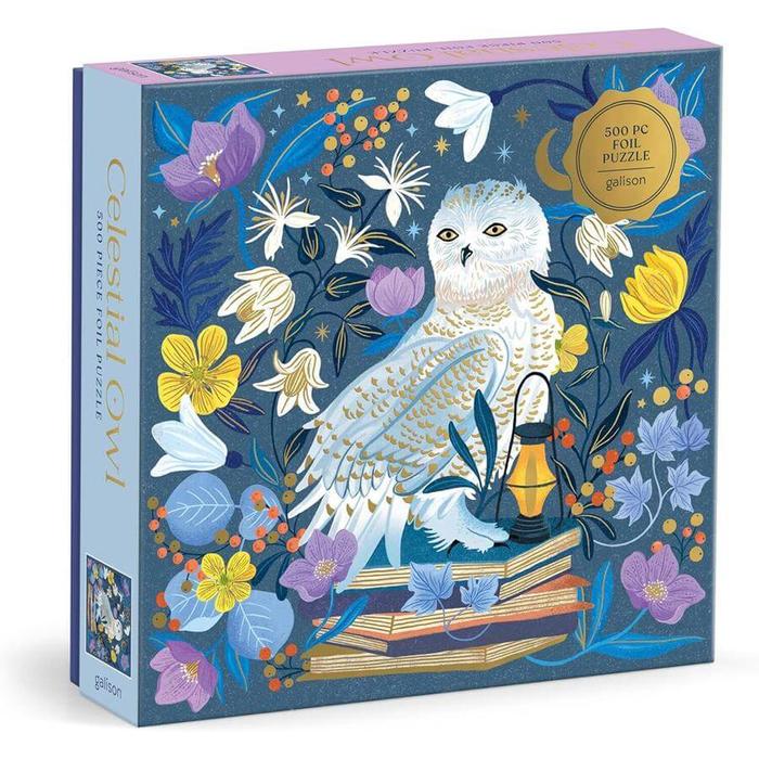 Galison 85603 - Celestial Owl - 500 db-os Fóliás puzzle