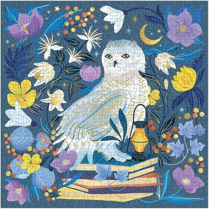 Galison 85603 - Celestial Owl - 500 db-os Fóliás puzzle