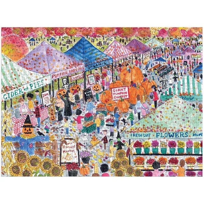 Galison 86631 - Harvest Market, Michael Storrings - 1000 db-os puzzle
