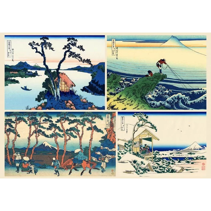 Grafika Art 33429 - The Art of Hokusai - 1000 db-os puzzle