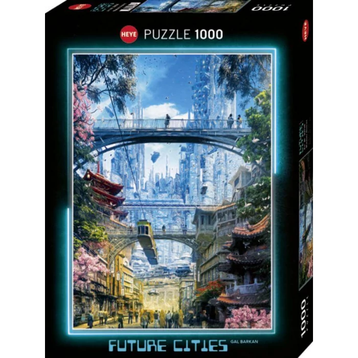 Heye 30038 - Future Cities - Markets District - 1000 db-os puzzle