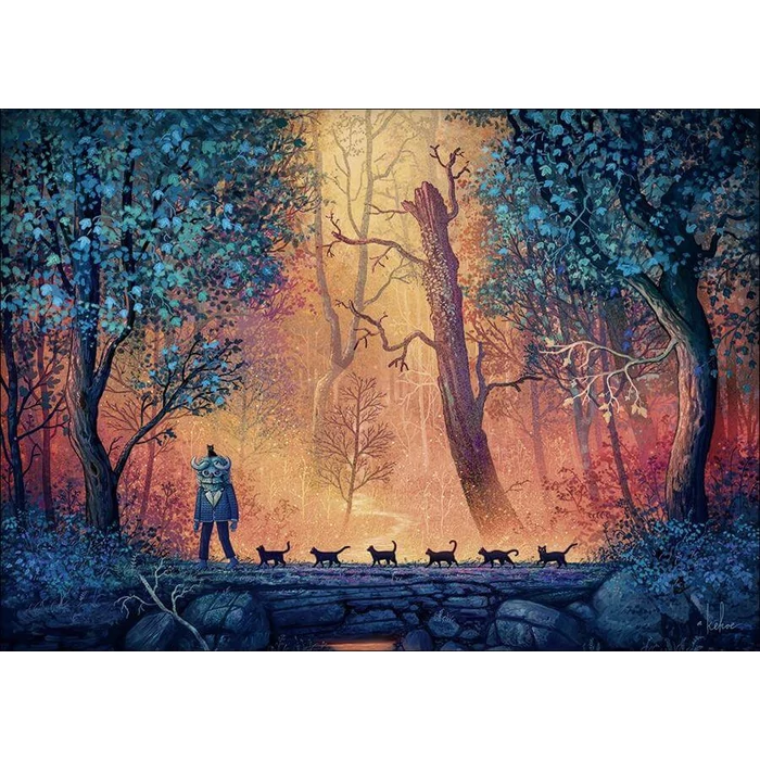 Heye 30031 - Inner Mystic - Woodland March - 1000 db-os puzzle