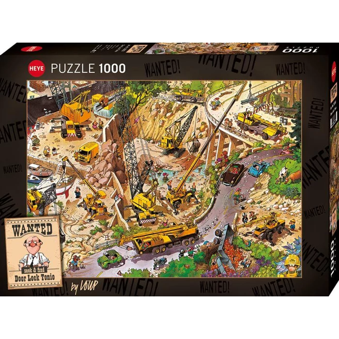 Heye 30050 - Wanted! - Door Lock Tonio - 1000 db-os puzzle