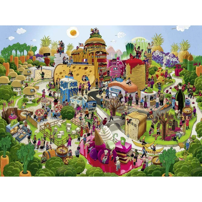 Heye 30048 - Triangular puzzle - Sugar Hills - 1500 db-os puzzle