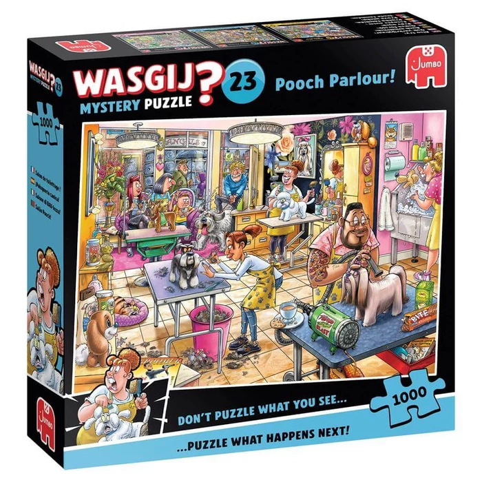 Jumbo 00589 - Wasgij Mystery 23 - Pooch Parlour! - 1000 db-os puzzle