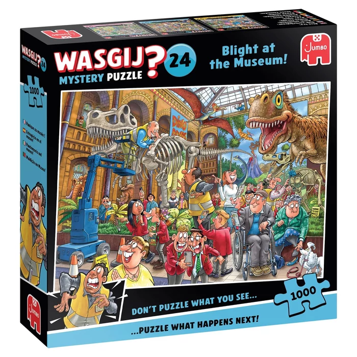 Jumbo 00590 - Wasgij Mystery 24 - Blight at the museum! - 1000 db-os puzzle