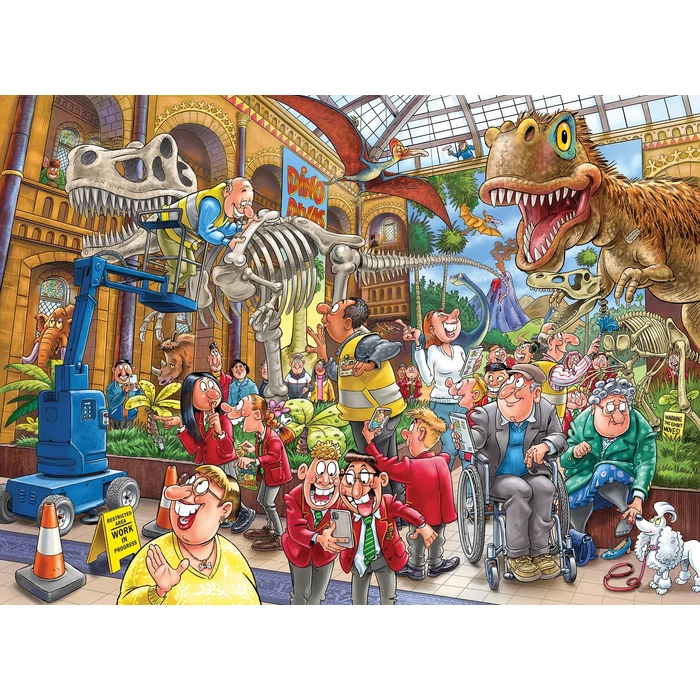 Jumbo 00590 - Wasgij Mystery 24 - Blight at the museum! - 1000 db-os puzzle