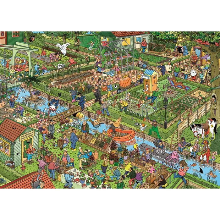 Jumbo 00600 - Jan van Haasteren - The Vegetable Garden - 1000 db-os puzzle