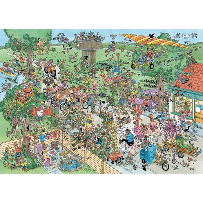 Jumbo 00623 - Jan van Haasteren - Big Garden Birdwatch - 1000 db-os puzzle