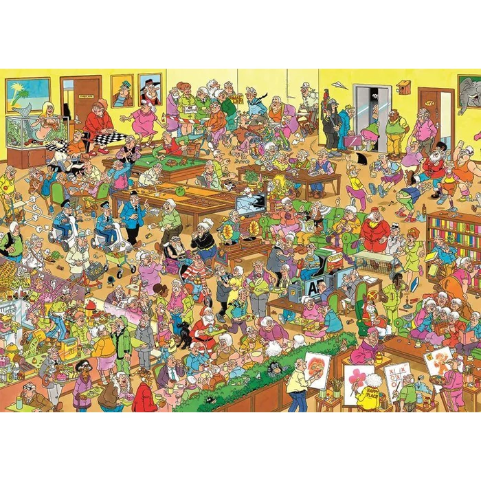 Jumbo 00626 - Jan van Haasteren - The Retirement Home - 1000 db-os puzzle