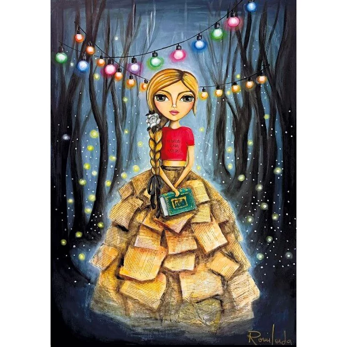 Magnolia 1724 - Bookworm Girl - 1000 db-os puzzle