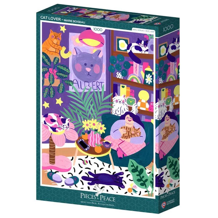 Pieces & Peace 0226 - Cat Lover - 1000 db-os puzzle