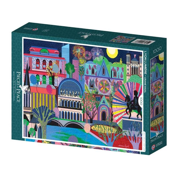 Pieces & Peace 0213 - Lyon Lumière - 1000 db-os puzzle