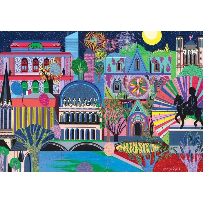Pieces & Peace 0213 - Lyon Lumière - 1000 db-os puzzle