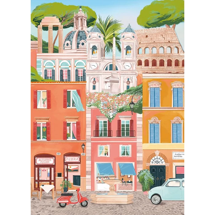 Pieces & Peace 0184 - Rome - 1000 db-os puzzle