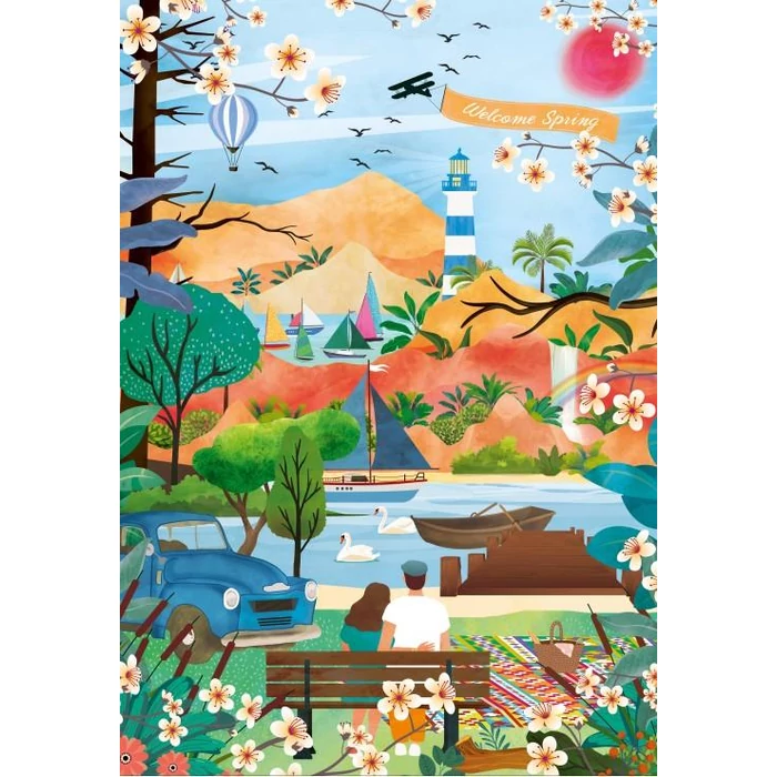 Pieces & Peace 0181 - Welcome Spring - 1000 db-os puzzle